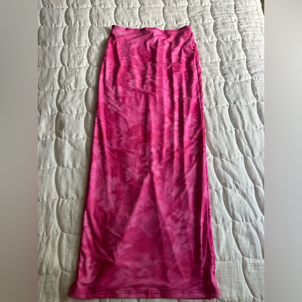 Princess Polly Pink Maxi Skirt